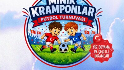 Menderes'te 23 Nisan'a özel "Minik Kramponlar Futbol Turnuvası" düzenleniyor. Başkan