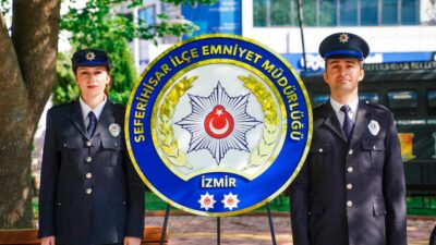 Seferihisar Polis Haftası kutlamalarında 181. yıl gururu! Şehit polis Mehmet
