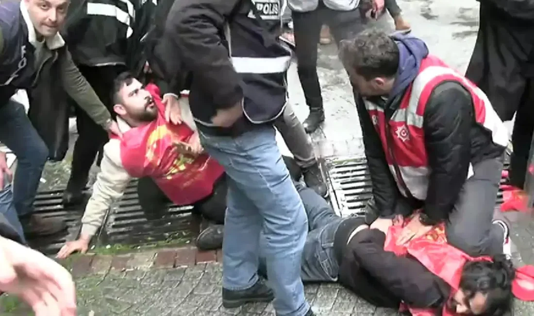 Taksim'e yürümek isteyen HKP üyelerine polis müdahale etti, 37 kişi