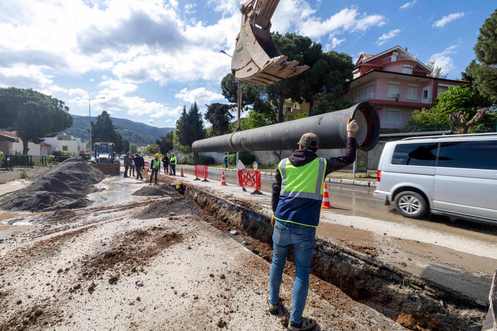 İZSU Genel Müdürlüğü, Güzelbahçe ve Yelki’de yaz aylarında yaşanan su