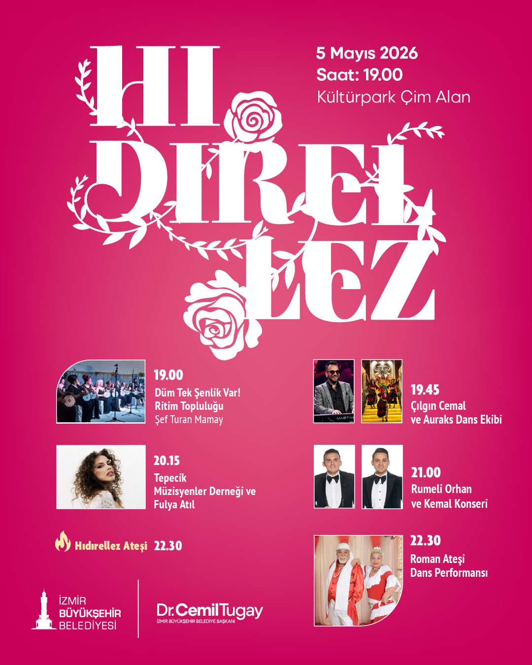 İzmir Hıdırellez kutlamalarında kültürpark festival alanı olacak