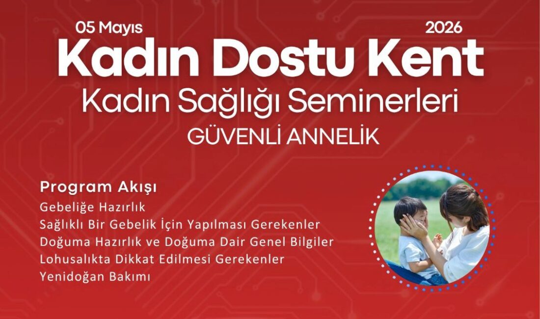 Menderes kadın sağlığı semineri 5 Mayıs'ta başlıyor! Güvenli annelik, doğum