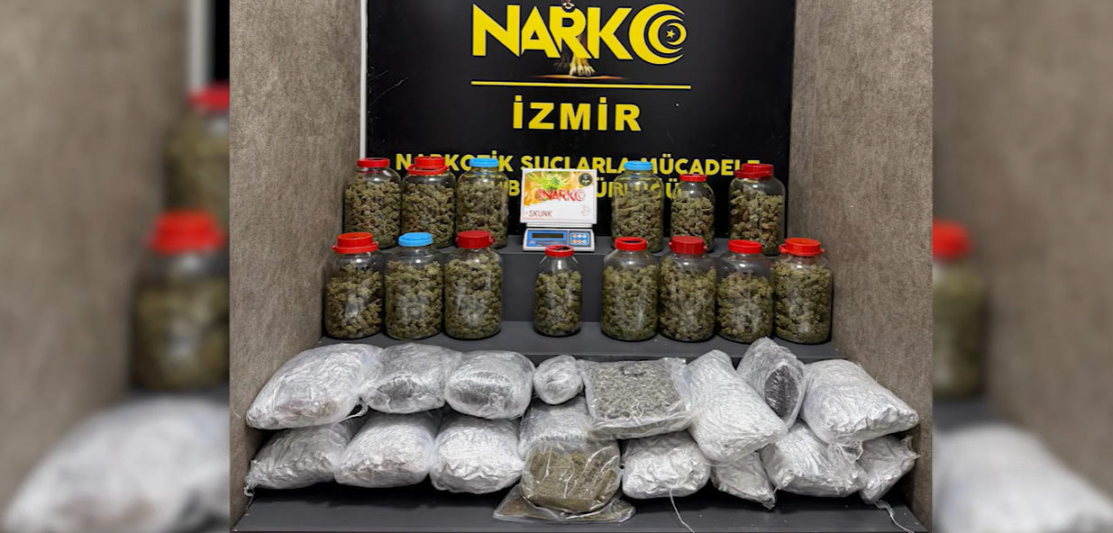 İzmir narkotik operasyonu