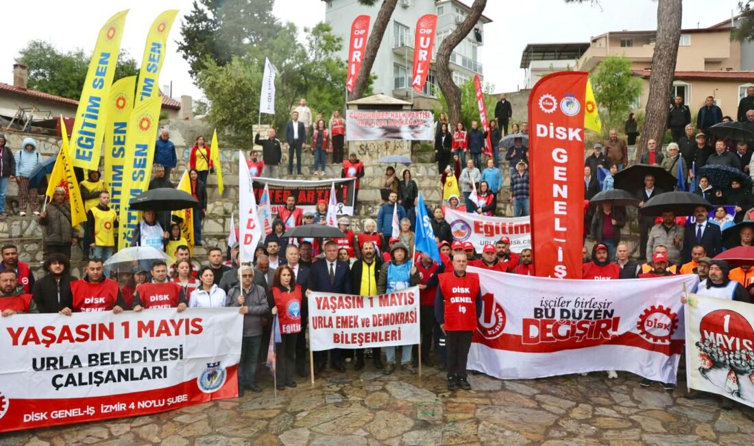 Urla 1 Mayıs kutlamaları için binler yürüdü! Başkan Selçuk Balkan'dan