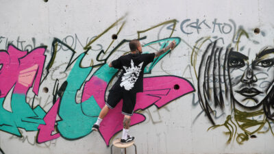 Buca Belediyesi tarafından ikinci kez düzenlenen Grafiti Şenliği ile ilçenin