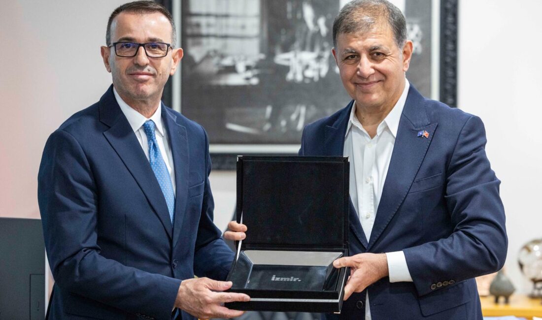 Başkan Tugay, Kosovalı Bakan Gashani'yi ağırladı. 2030 Akdeniz Oyunları için