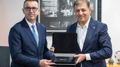Başkan Tugay, Kosovalı Bakan Gashani'yi ağırladı. 2030 Akdeniz Oyunları için