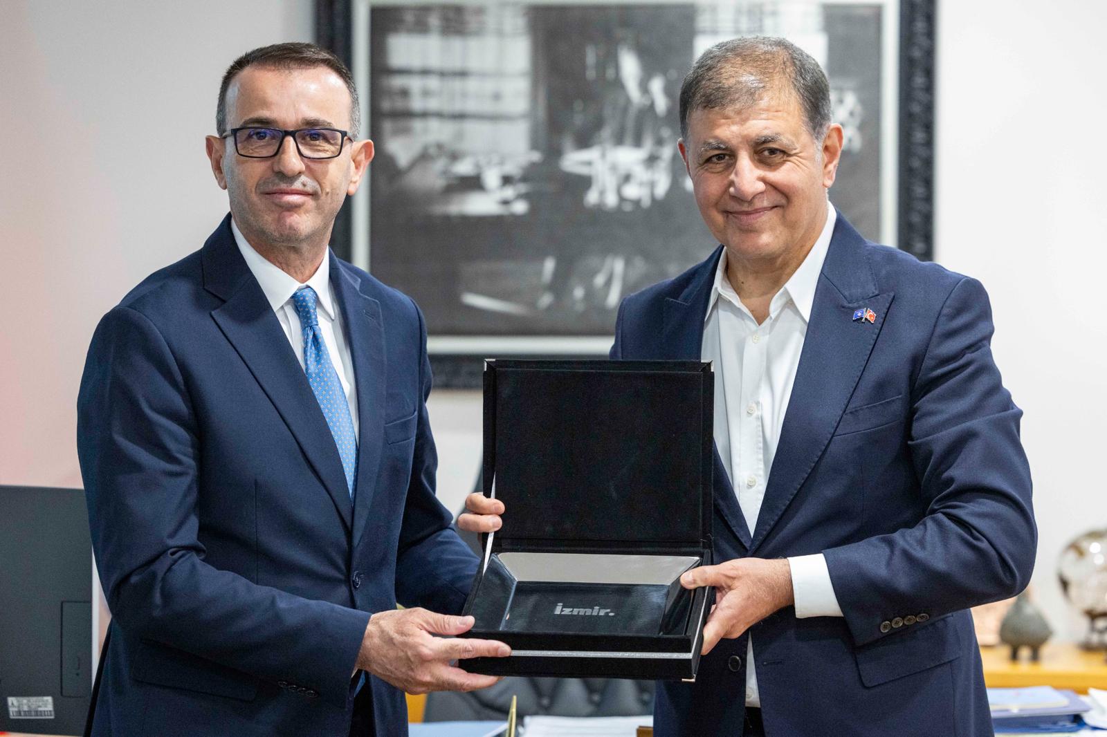 Başkan Tugay, Kosovalı Bakan Gashani'yi ağırladı. 2030 Akdeniz Oyunları için