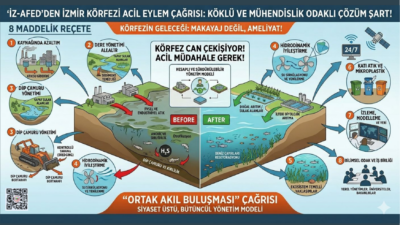 İzmir Körfezi koku sorunu için İZ-AFED’den korkutan rapor! Şehri esir