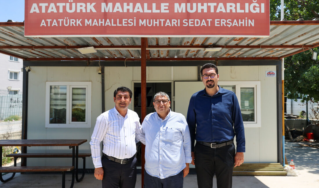 Hüseyin Benzer göreve hızlı başladı. Muhtarlarla sahaya indi, mahallelerin taleplerini