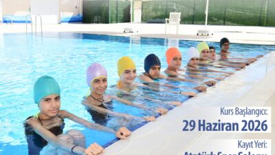 Çiğli Yaz Kursları başladı! Yüzme, karakalem, diksiyon ve hobi kurslarına