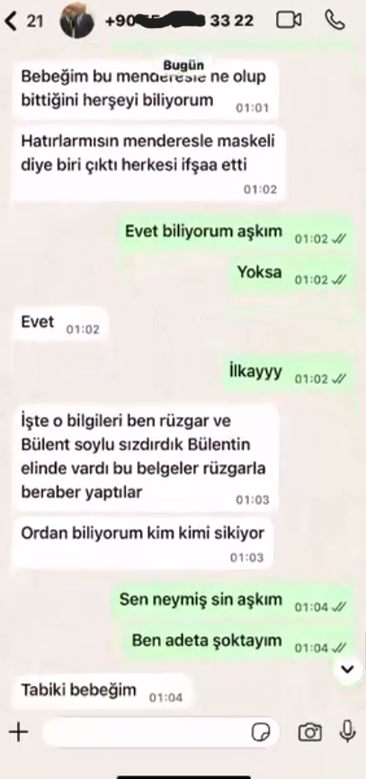 İlkay Çiçek: Maskeliye Bilgileri Biz Sızdırdık!