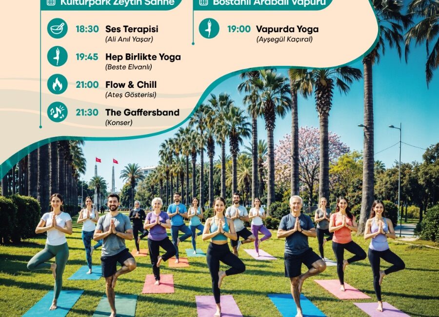İzmir Yoga Festivali Başlıyor! Vapurda Yoga Sürprizi İzmir Yoga Festivali başlıyor! Vapurda yoga ve ücretsiz etkinlikler için
