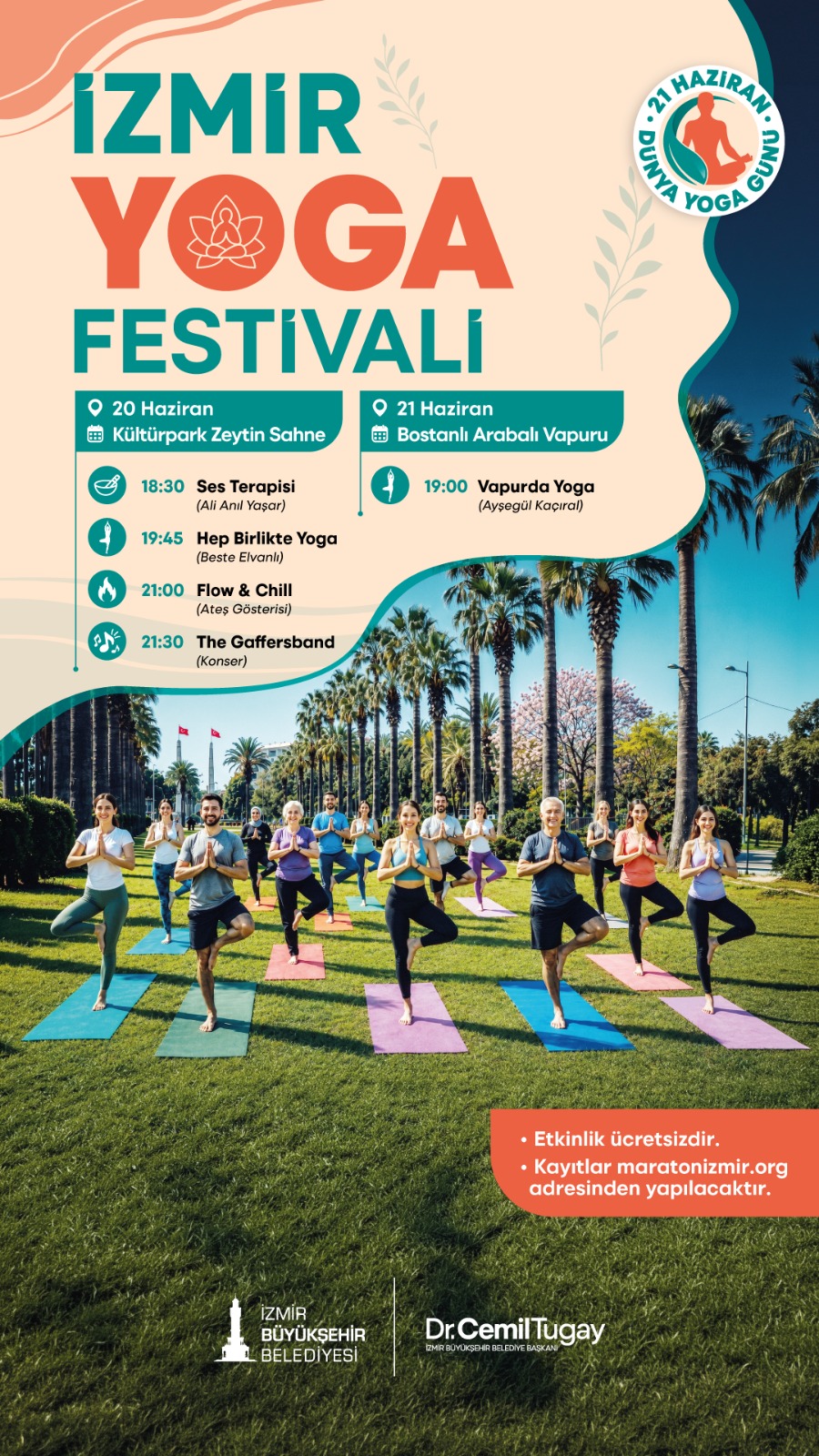 İzmir Yoga Festivali başlıyor! Vapurda yoga ve ücretsiz etkinlikler için