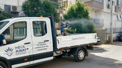 Karabağlar Belediyesi ilaçlama seferberliği başlattı! 58 mahallede haşere avını hemen