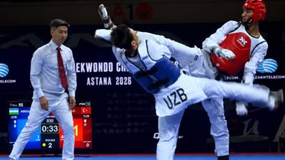 İzmirli milli tekvandocular Astana’da madalya kazandı. Kaan Yelaldı ve Zehra