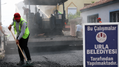 Urla’da 150 milyon liralık asfalt yatırımı başladı. Yenilenen yolların detaylarını