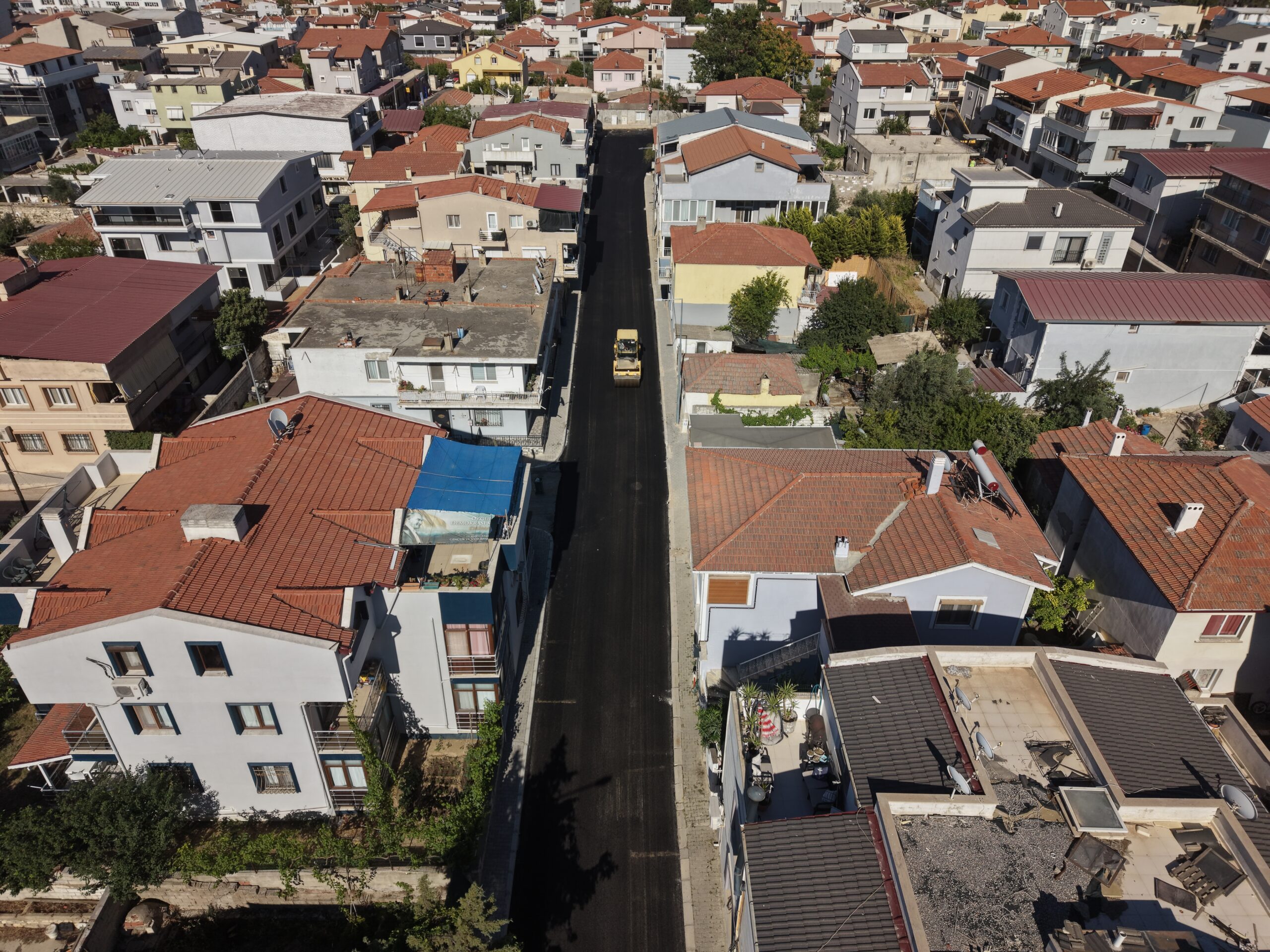 Urla Asfalt Çalışmaları Hızlandı