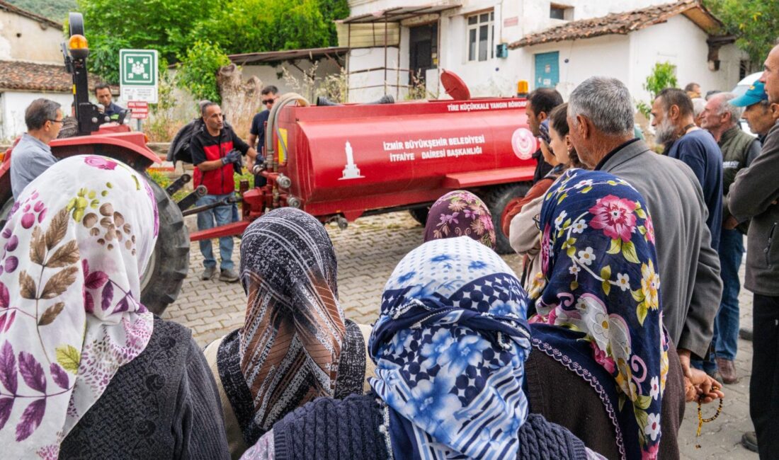 Yangına Dirençli Köy projesi Tire’de alarm seviyesine geçti. Traktörler hazır,