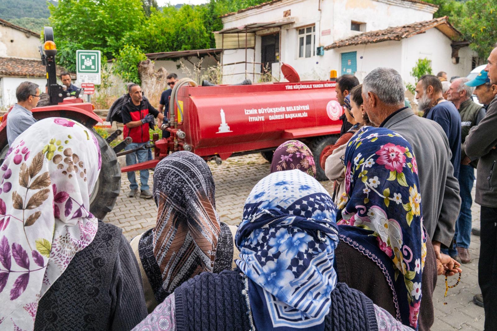 Yangına Dirençli Köy projesi Tire’de alarm seviyesine geçti. Traktörler hazır,