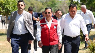Muğla Büyükşehir Belediye Başkanı Ahmet Aras, Dalaman ve Ortaca'da 545