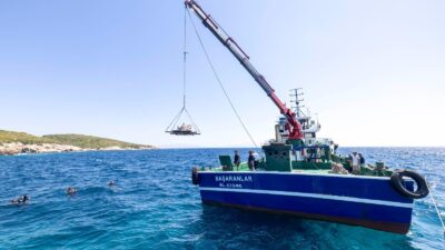 İzmir yapay resif projesiyle atık midye kabukları deniz canlılarına can