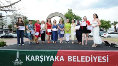 Karşıyaka kurs merkezleri yıl sonu şenliğiyle kapılarını açtı, 850 kadının