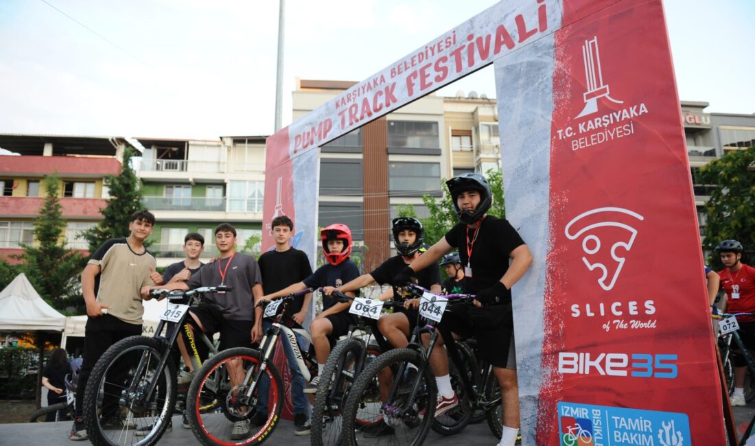 Karşıyaka’da Nefes Kesen Gece Yarısı! Türkiye’de Bir İlk Gerçekleşti Karşıyaka Belediyesi Türkiye'nin ilk pump track gece bisiklet yarışına ev
