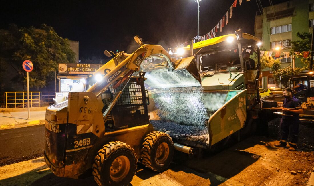 İzmir Konak Toros Caddesi Yenileniyor! İzmir Büyükşehir Belediyesi Konak Toros Caddesi'nde dev asfalt atağı başlattı.