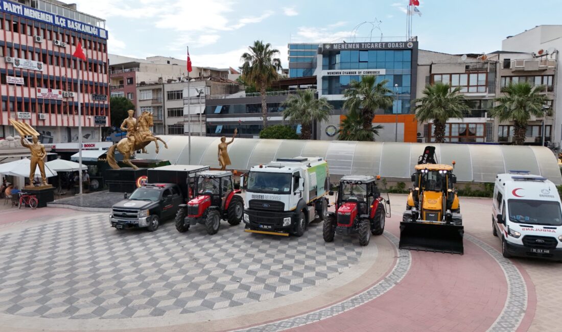Menemen Belediyesi Araç Filosunu Rekor Düzeye Çıkardı! Menemen Belediyesi kiralama dönemini bitirdi, 187 öz malı araçla dev