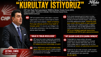 CHP Sözcüsü Zeynel Emre, MYK toplantısı sonrası zehir zemberek açıklamalarda